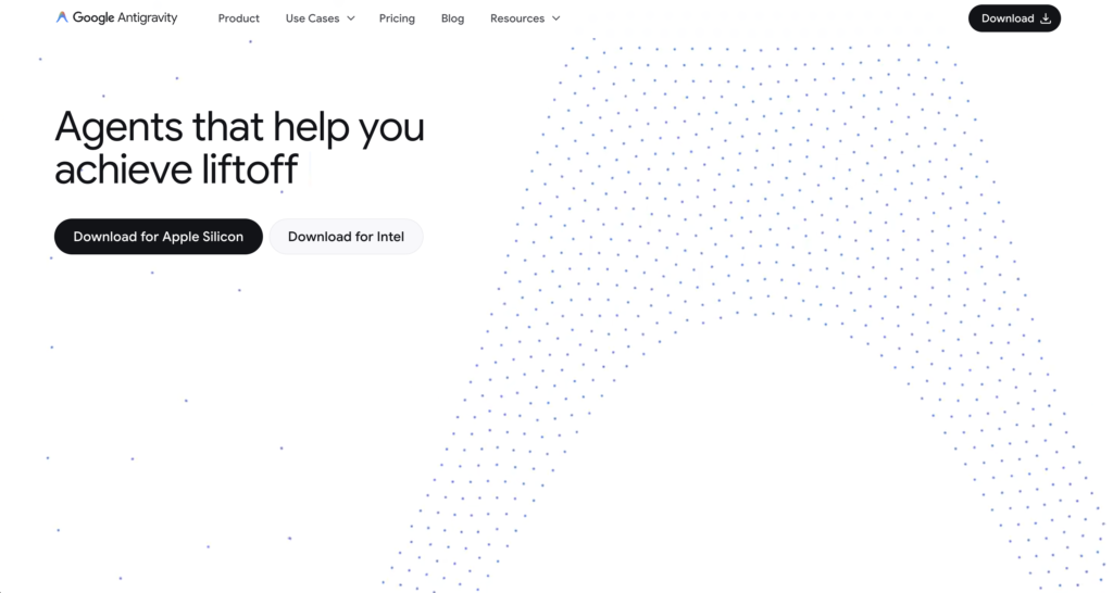 Antgravity公式トップ